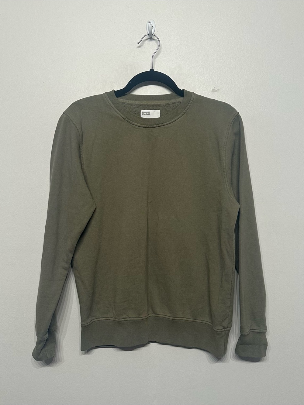 Colorful Standard Organic Cotton Crewneck Sweatshirt Green XS